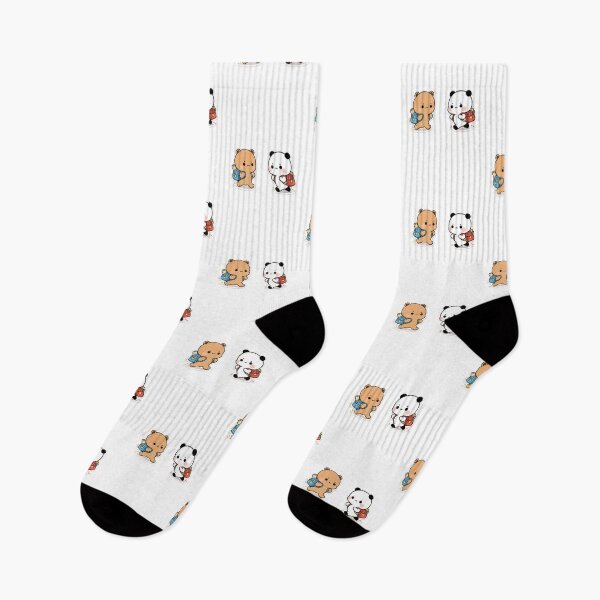 Item preview, Bubu and Dudu Back to School Cute Bear and Panda Sticker designed and sold by kristyglas-art.