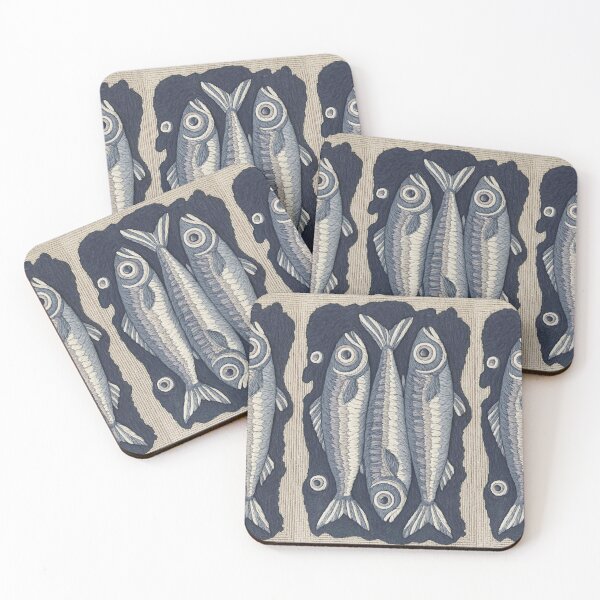 Item preview, Sardine Trio Fish Art designed and sold by artenvironments.