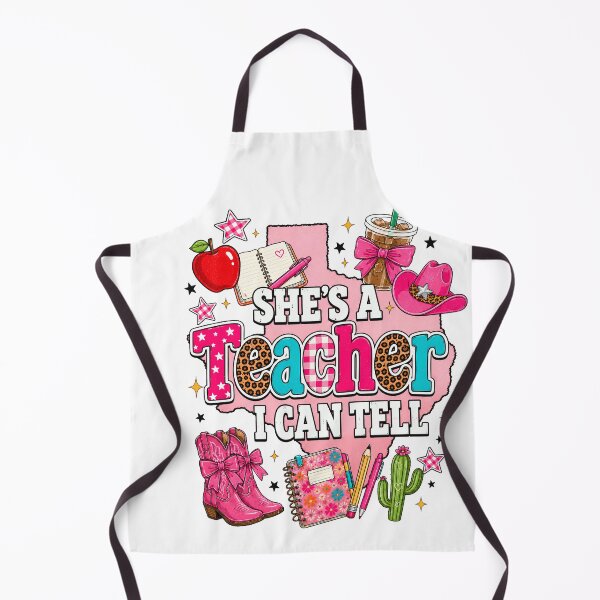 Item preview, She's A Teacher I Can Tell Funny Texas School Teacher Back To School designed and sold by BoldThreadLab.