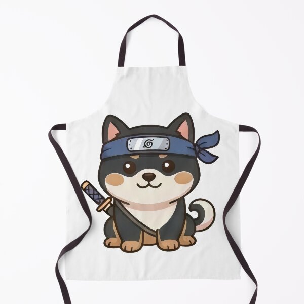 Item preview, Black Shibainu Samurai designed and sold by Black Cat Matters.