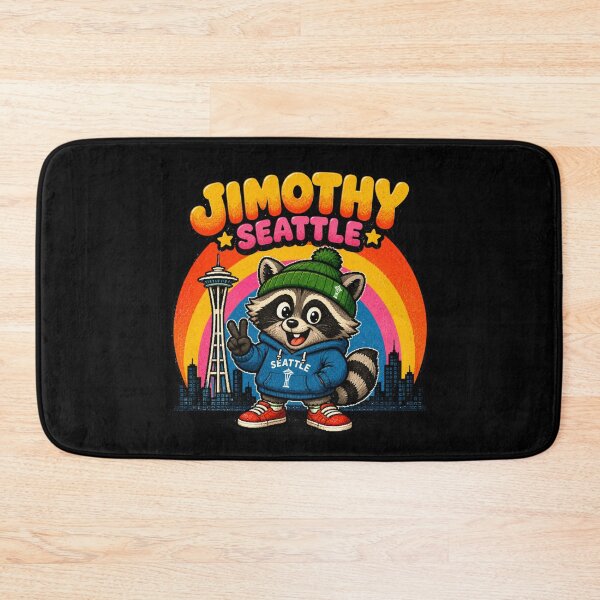 Item preview, Jimothy The Seattle Raccoon Retro Art designed and sold by TSshirtShoppe.