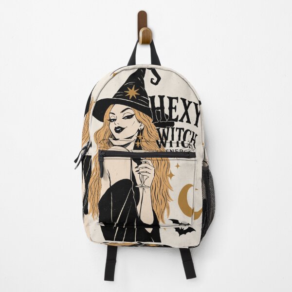 Item preview, Hexy Witch Energy Vintage Halloween Witch | Cute Gothic Witch Graphic designed and sold by MonNoir.