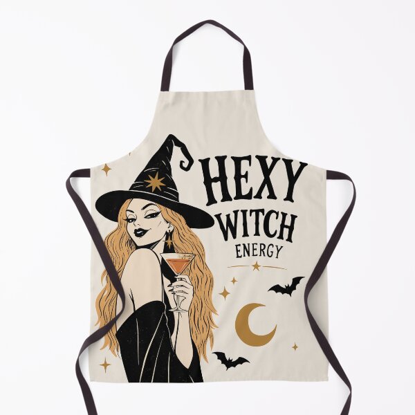 Item preview, Hexy Witch Energy Vintage Halloween Witch | Cute Gothic Witch Graphic designed and sold by MonNoir.