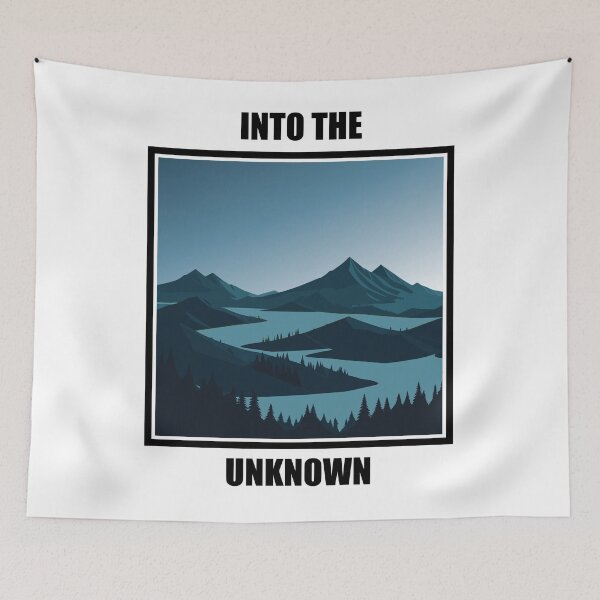 Item preview, Into The Unknown - Mountain Adventure Landscape Art designed and sold by PabloOriginals.