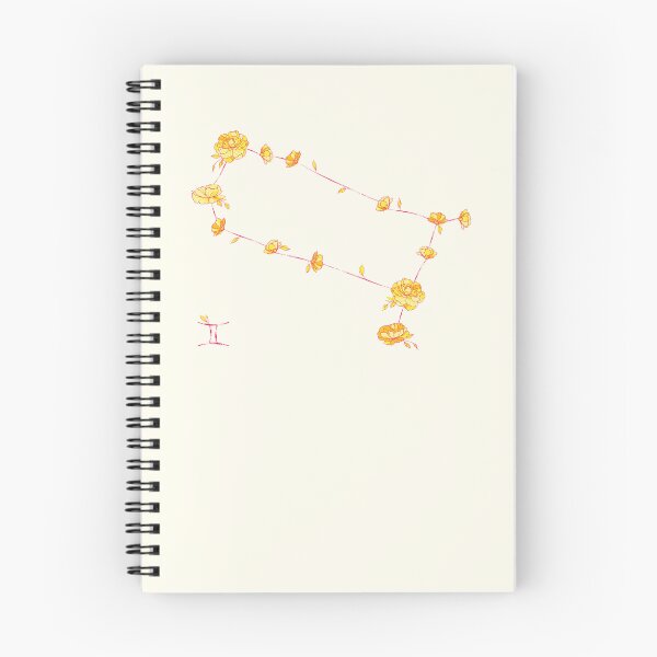 Item preview, Gemini Floral Zodiac Constellation designed and sold by TheThankfulTyne.