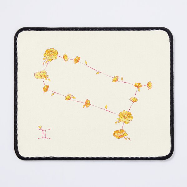 Item preview, Gemini Floral Zodiac Constellation designed and sold by TheThankfulTyne.