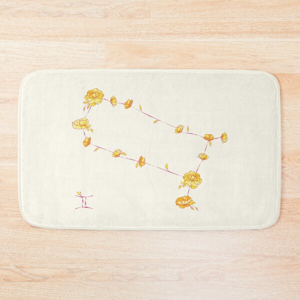 Item preview, Gemini Floral Zodiac Constellation designed and sold by TheThankfulTyne.