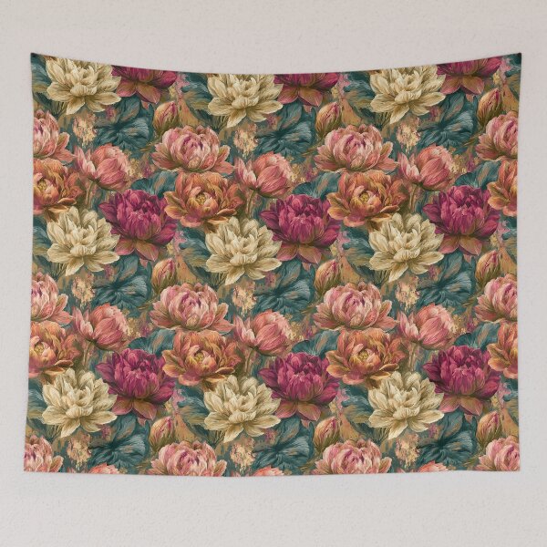 Item preview, Ornamental Lotus  - Birth Flower Pattern - Gifts For Boyfriend designed and sold by RoyalStarsPatts.