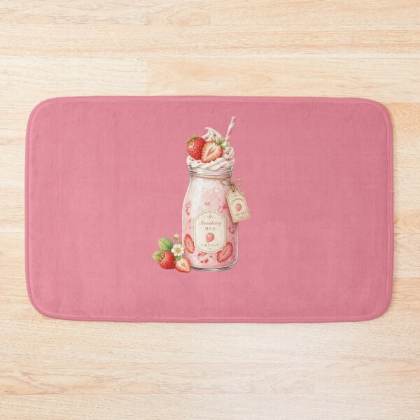 Item preview, Cute Strawberry Milk Sticker | Kawaii Japanese Drink Aesthetic | Cottagecore Pastel Art | Cozy Café T-Shirt & Laptop Sticker designed and sold by magiquecreations.
