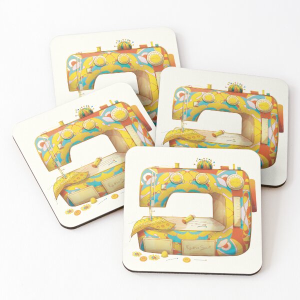 Item preview, Groovy Retro Vintage Psychedelic Sewing Machine designed and sold by Karin Taylor.