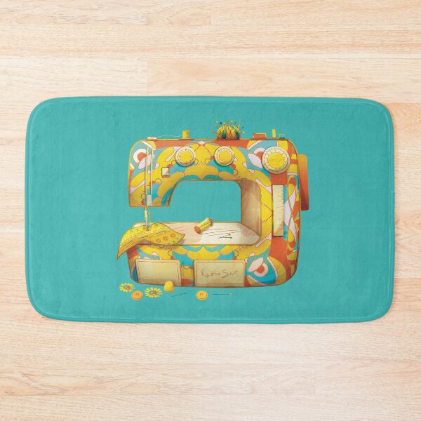 Item preview, Groovy Retro Vintage Psychedelic Sewing Machine designed and sold by Karin Taylor.