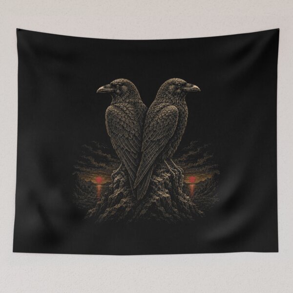 Item preview, Watch Before Dawn — Twin Ravens of the Northern Horizon designed and sold by OblivionRise.