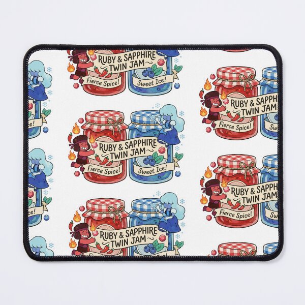 Item preview, Ruby & Sapphire Twin Jam Jars - Fire and Ice Spreads designed and sold by 0Zetgest.