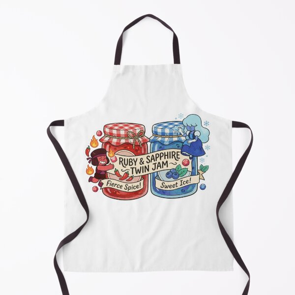 Item preview, Ruby & Sapphire Twin Jam Jars - Fire and Ice Spreads designed and sold by 0Zetgest.