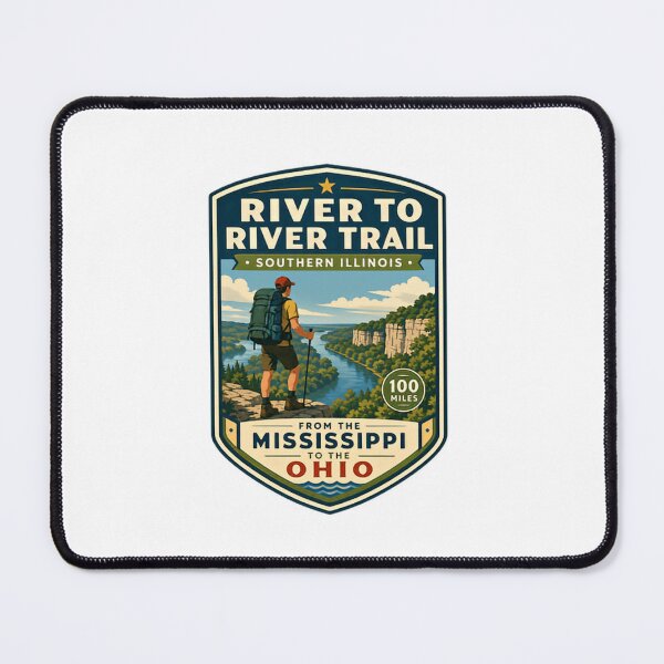 Item preview, River To River Trail Southern Illinois Hiking Adventure From The Mississippi To The Ohio designed and sold by Simsimah26Parks.