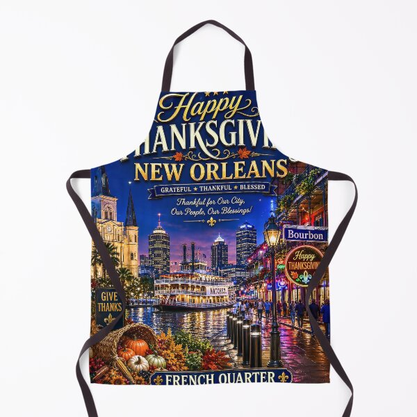 Item preview, Happy Thanksgiving New Orleans - A Celebration of Gratitude & Southren Tradition designed and sold by DBM Photo Art 1.