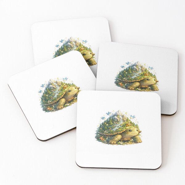 Item preview, Mountain Guardian Turtle Sticker designed and sold by blossomfun.