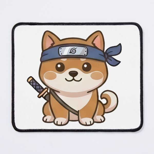 Item preview, Shibainu samurai designed and sold by Black Cat Matters.