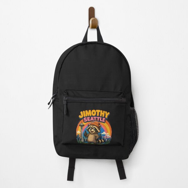 Item preview, Jimothy Seattle Raccoon Retro Sunset Art designed and sold by TSshirtShoppe.