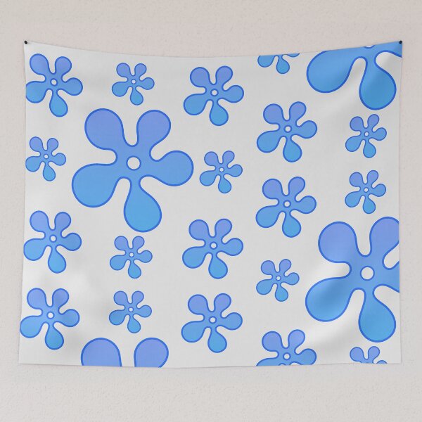 Item preview, Pack Blue Bikini Bottom flowers  designed and sold by DibujandoPorfa.
