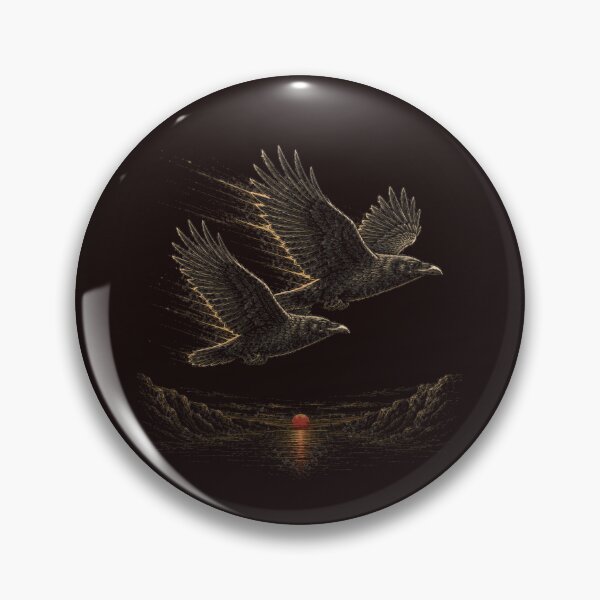 Item preview, The Long Horizon — Norse Ravens Over the Northern Sea designed and sold by OblivionRise.