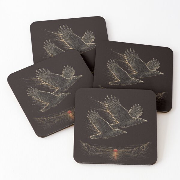 Item preview, The Long Horizon — Norse Ravens Over the Northern Sea designed and sold by OblivionRise.