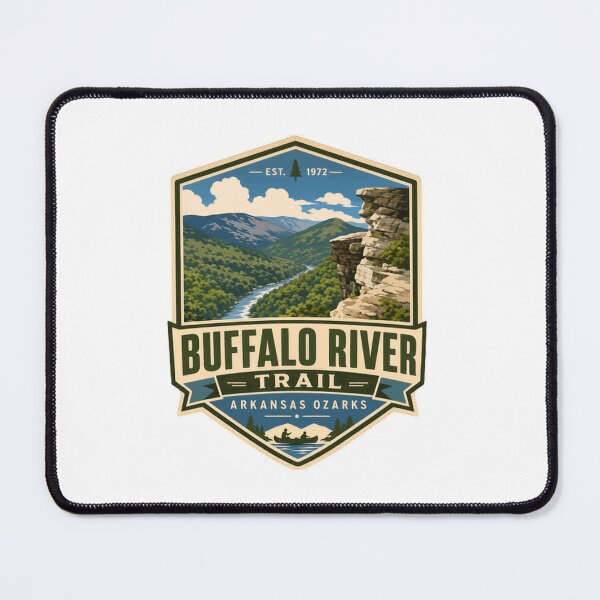 Item preview, Buffalo River Trail Arkansas Ozarks Est 1972 Hiking Camping Adventure designed and sold by Simsimah26Parks.
