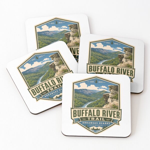Item preview, Buffalo River Trail Arkansas Ozarks Est 1972 Hiking Camping Adventure designed and sold by Simsimah26Parks.