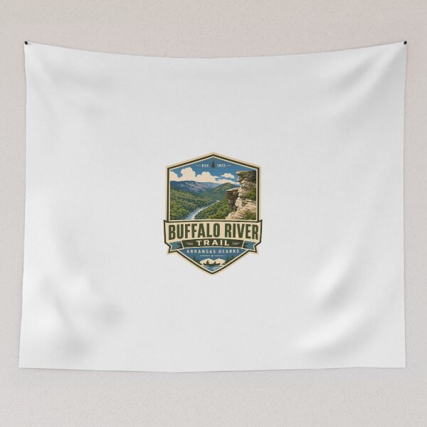 Item preview, Buffalo River Trail Arkansas Ozarks Est 1972 Hiking Camping Adventure designed and sold by Simsimah26Parks.