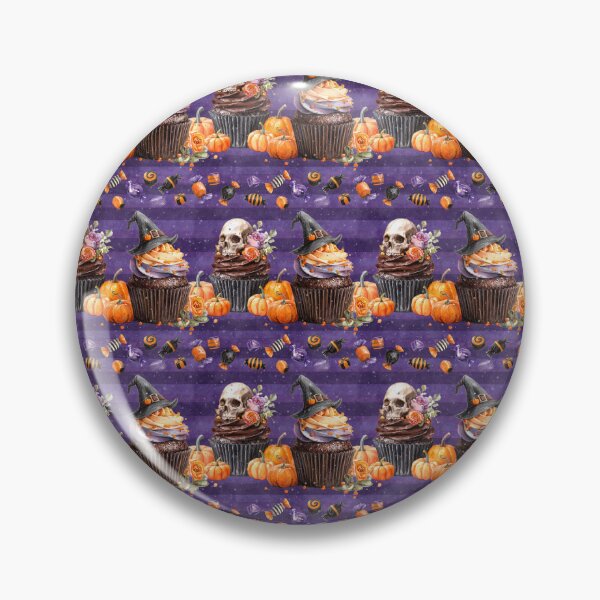 Item preview, Vintage Halloween Dessert Pattern  designed and sold by LouieVanille.