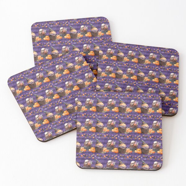 Item preview, Vintage Halloween Dessert Pattern  designed and sold by LouieVanille.