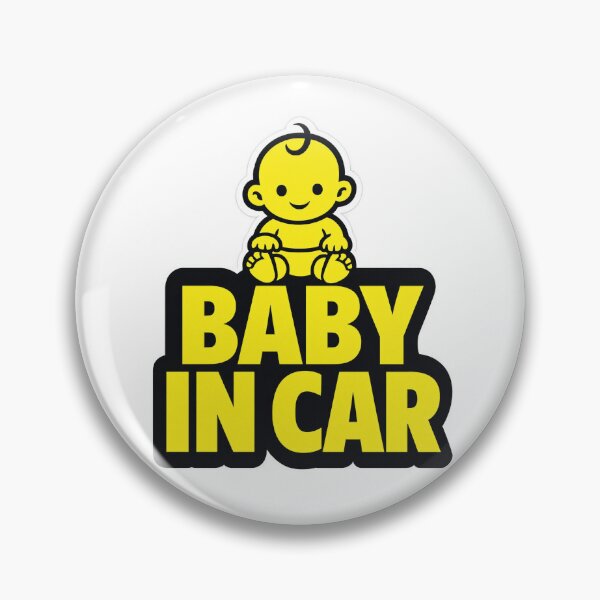 Item preview, Baby In Car Minimalist Bold Car Sticker New Parent Gift designed and sold by JIGUWORLD.