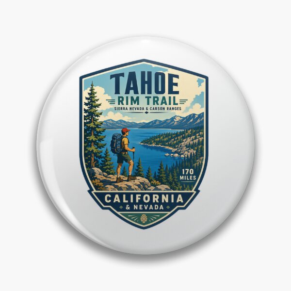 Item preview, Tahoe Rim Trail Sierra Nevada & Carson Ranges 170 Miles California & Nevada Hiking Outdoors designed and sold by Simsimah26Parks.