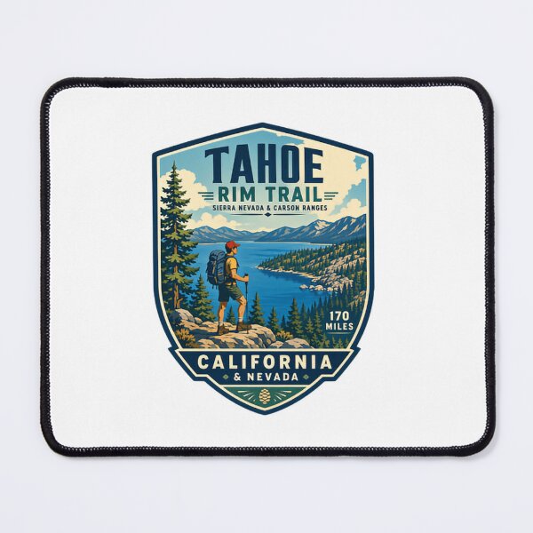 Item preview, Tahoe Rim Trail Sierra Nevada & Carson Ranges 170 Miles California & Nevada Hiking Outdoors designed and sold by Simsimah26Parks.