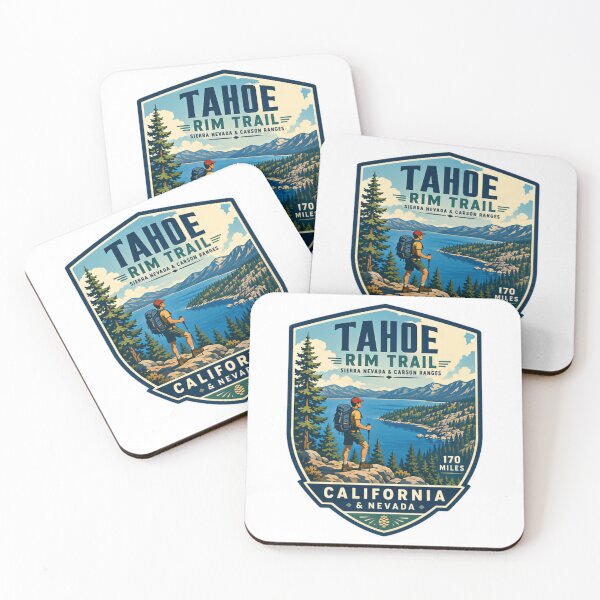 Item preview, Tahoe Rim Trail Sierra Nevada & Carson Ranges 170 Miles California & Nevada Hiking Outdoors designed and sold by Simsimah26Parks.