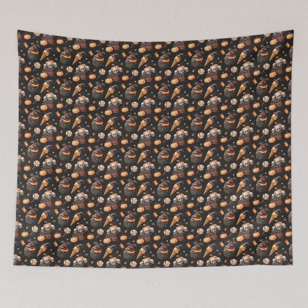 Item preview, Vintage Halloween Dessert Pattern  designed and sold by LouieVanille.