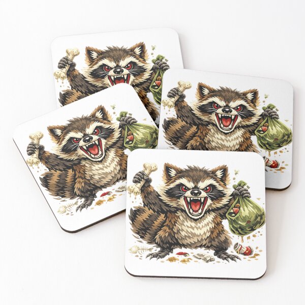 Item preview, Trash Panda's Delight - A Raccoon Rampage designed and sold by nikkolaus.