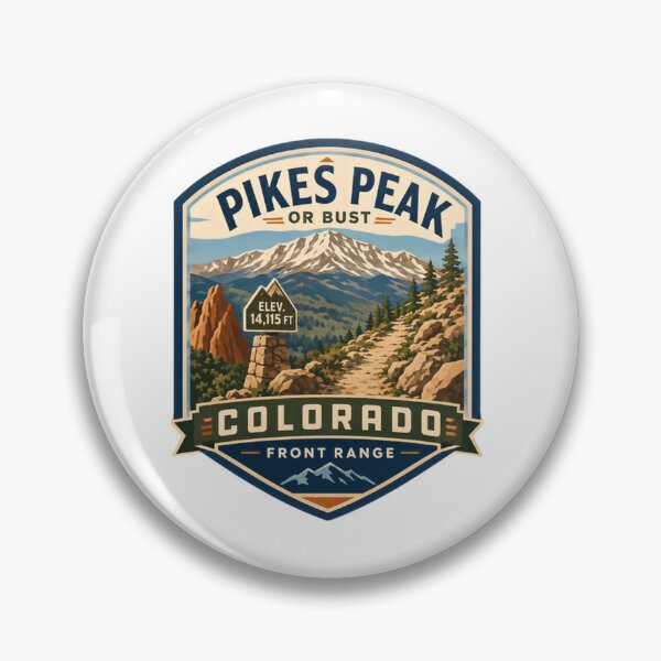 Item preview, Pikes Peak Or Bust Elev. 14,115 Ft Colorado Front Range Mountain Hiking Adventure designed and sold by Simsimah26Parks.