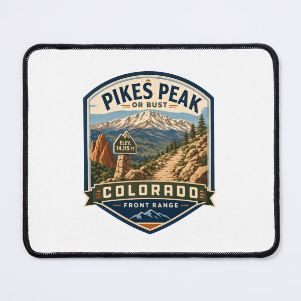 Item preview, Pikes Peak Or Bust Elev. 14,115 Ft Colorado Front Range Mountain Hiking Adventure designed and sold by Simsimah26Parks.