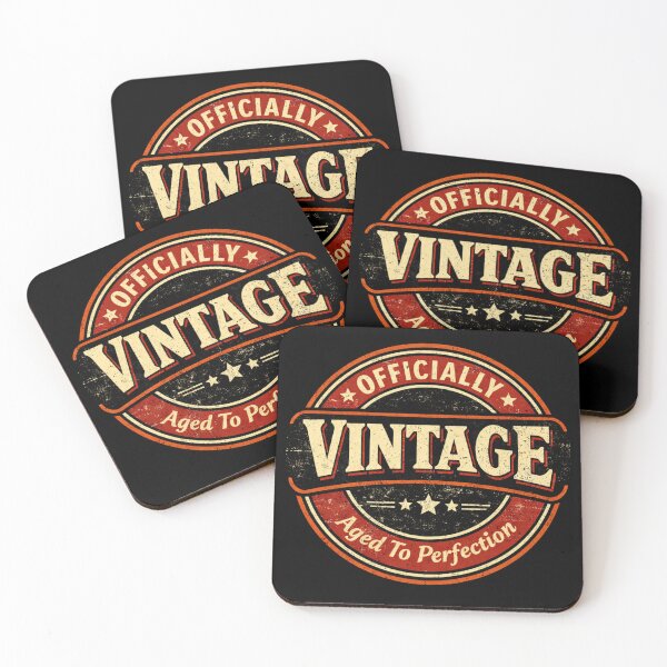 Item preview, Officially Vintage | Funny Retro Birthday Typography T-Shirt designed and sold by rushaib.