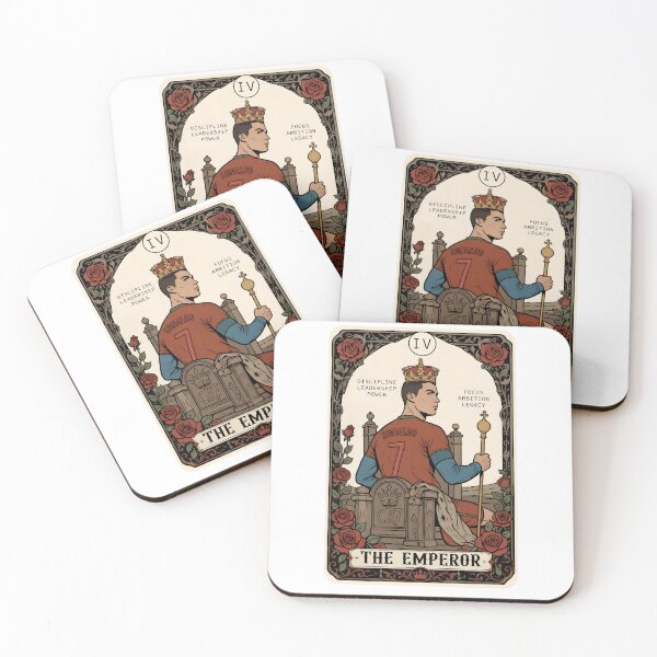 Item preview, Football Tarot - The Emperor of Portugal designed and sold by FernaRoje.