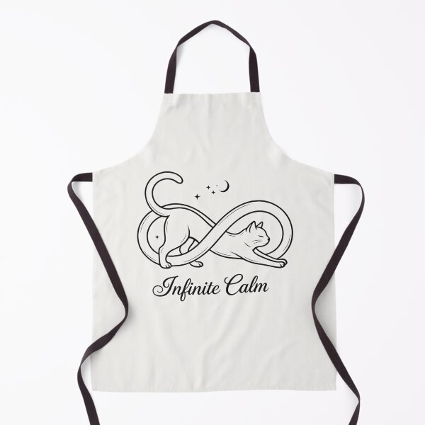 Item preview, Infinite Calm Peaceful Cat Line Art designed and sold by Safe Haven Pets.