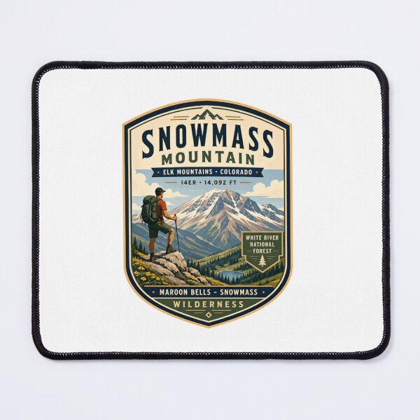 Item preview, Snowmass Mountain Colorado 14er Hiking Elk Mountains Wilderness designed and sold by Simsimah26Parks.