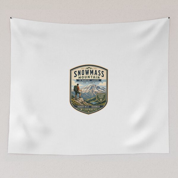 Item preview, Snowmass Mountain Colorado 14er Hiking Elk Mountains Wilderness designed and sold by Simsimah26Parks.