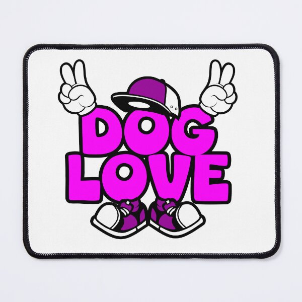 Item preview, DOG LOVE - PETS Lettering Comic Words Funny designed and sold by NFTWords.