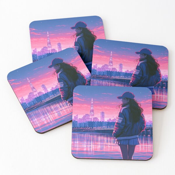 Item preview, Neon Han River Skyline Dream designed and sold by 리나 .