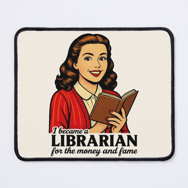 Item preview, Funny Retro I Became A Librarian For The Money And Fame designed and sold by legendaryskins.