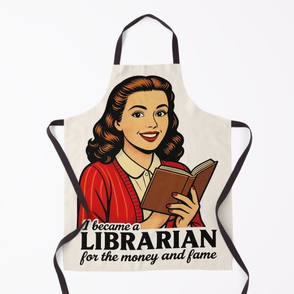 Item preview, Funny Retro I Became A Librarian For The Money And Fame designed and sold by legendaryskins.