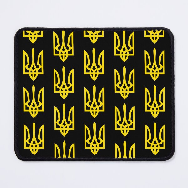 Item preview, Ukraine Tryzub Yellow Big designed and sold by Lapky Shop.