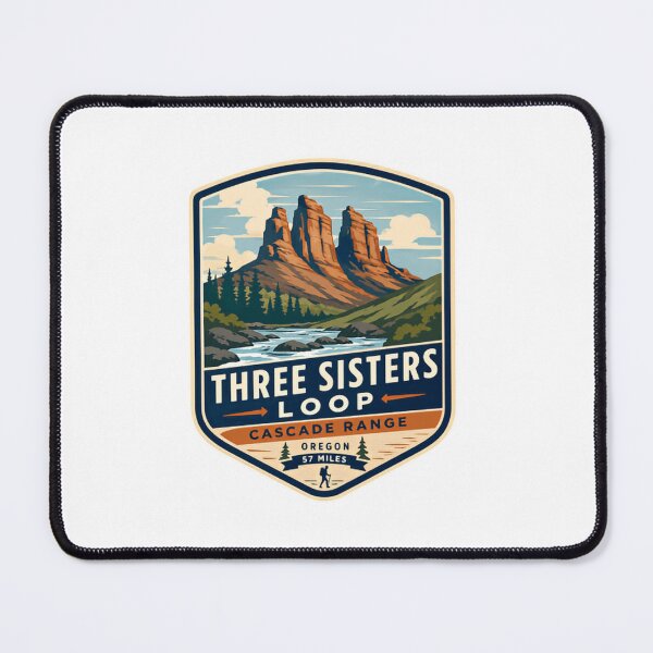Item preview, Three Sisters Loop Cascade Range Oregon Hiking Adventure designed and sold by Simsimah26Parks.